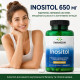 Swanson, Inositol 650 мг (100 капсул), інозитол