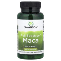 Swanson, Maca 500 мг (100 капс.), мака перуанская