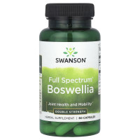 Swanson, Boswellia Double Strength 800 мг (60 капс.), босвелія для суглобів