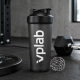VPLab, Shaker with blender ball (700 мл), чорний
