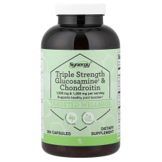 Vitacost, Triple Strength Glucosamine & Chondroitin (360 капс.), глюкозамін, хондроітин для суглобів