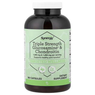 Vitacost, Triple Strength Glucosamine & Chondroitin (360 капс.), глюкозамін, хондроітин для суглобів