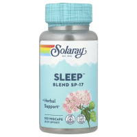 Solaray, Sleep Blend SP-17 (100 капс.), комплекс для сна, от бессонницы и стресса