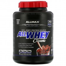 AllMax, AllWhey Classic (2.27 кг), концентрат + ізолят сироватки, шоколад