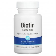 LAN, Biotin 5000 мкг (30 капс.), біотин для волосся