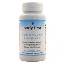 Body First, Menopause Support (90 капс), від менопаузи дикий ямс вітекс