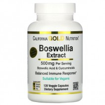CGN, Boswellia Extract (120 капс.), босвеллія + куркумін для суглобів