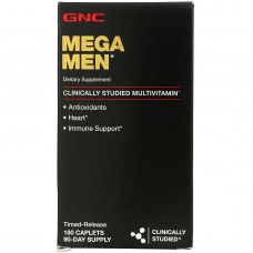 GNC, Mega Men multi (180 таб.), чоловічі вітаміни