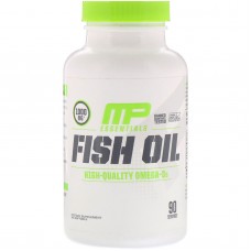 MusclePharm, omega-3 (90 капс.), Омега-3 концентрат 400/300, риб'ячий жир