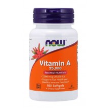 Now Foods, Vitamin A 25000 МО (100 капс.), вітамін А