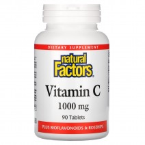 Natural Factors, Vitamin C-1000 (90 таб.) вітамін С-1000