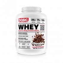Basic Supplements, Whey Protein (2,27 кг), сироватковий білок, шоколад
