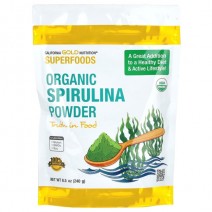 CGN, Organic Spirulina Powder (240г), спирулина