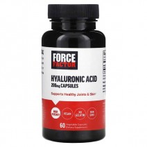 Force Factor, Hyaluronic Acid 200 мг (60 капс.), гіалуронова кислота