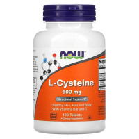Now Foods, L-Cysteine 500 мг (100 таб.), L-цистеїн