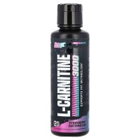 Nutrex, Liquid Carnitine 3000 (31 порция), жидкий L-карнитин, жиросжигатель клубника и арбуз