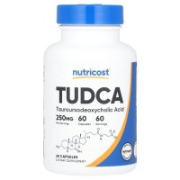 Nutricost, Tudca 250 мг (60 капс.), для очистки, детоксикация, для печени