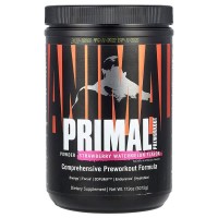 Universal Nutrition, Animal Primal Preworkout (507,5г), предтренировочный комплекс, клубника-арбуз