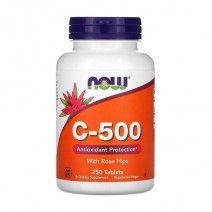 Now Foods, C-500 Rose Hips (250 таб.), вітамін С-500