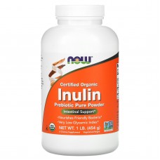 Now Foods, Inulin (454г), инулин пребиотики