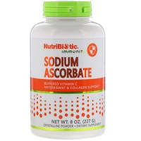 NutriBiotic, Sodium Ascorbate (227г), вітамін С, vitamin C, Вітамін С