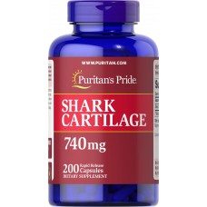 Puritans Pride, Shark Cartilage (200 капс.), акулий хрящ для суставов