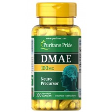 Puritans Pride, DMAE (100 капсул), ДМАЭ, диметиламиноэтанол