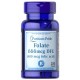 Puritans Pride, Folate (250 таб. X 400 мкг), фолієва кислота, folic