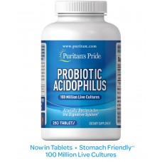 Puritans Pride, Probiotic Acidophilus (250 таб), пробіотики 11/22