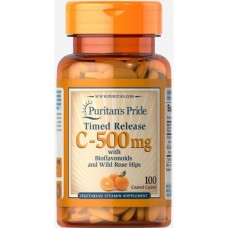 Puritans Pride, Vitamin C-500 (100 таб.), витамин С-500, вітамін С