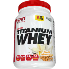 SAN, 100% Pure Titanium Whey (0,91 кг), концентрат + ізолят сироватки