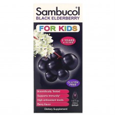 Sambucol, Black Elderberry for kids (230 мл), черная бузина для детей