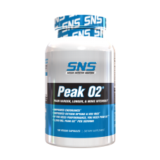 SNS, Peak O2 (180 капс.), предтренік + суміш адаптогенів PeakO2