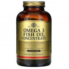 Solgar, Omega-3 Concentrate (240 капс.), Солгар омега-3 концентрат