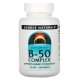 Source Naturals, B-50 Complex (100 таб.), вітаміни В-50