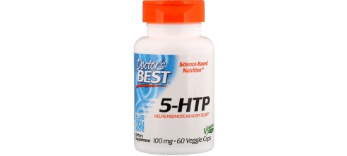 Doctors Best, 5-htp 100 мг (60 капс.), гидрокситриптофан, триптофан