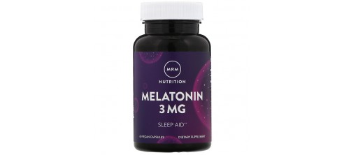 MRM, Melatonin 3 мг (60 капс.), мелатонін