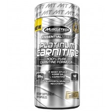 L-carnitine MuscleTech Platinum, 180 капсул, жиросжигатель, л-карнитин