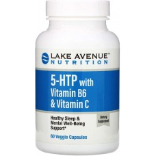 LAN, 5-HTP (60 капс. х 100 мг), триптофан, гидрокситриптофан + В6+ С