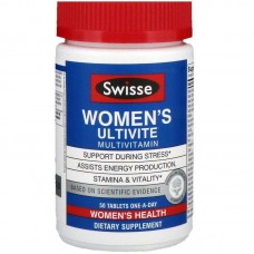 Swisse, Womens Ultivite Multi (USA), женские витамины, 50 таб.=50 дней