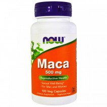 Now Foods, Maca 500 мг (100 капс.), мака перуанская