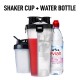 Hydracup, Hydra shaker 36oz (США), шейкер на 2 отсека (500 мл и 300мл)