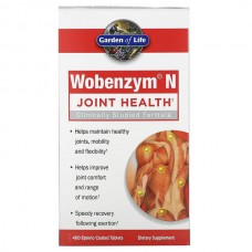 Garden of Life, Wobenzym N Joint Health (400 таб.),  для суставов и связок