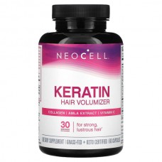 Neocell, Keratin Hair Volumizer (60 капс.), волосы ногти кожа