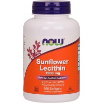 Now Foods, Lecithin Sunflower (100 капс.), лецитин із соняшника
