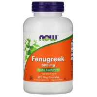 Now Foods, Fenugreek 500 мг (250 капс.), пажитник,  фенугрек, шамбала
