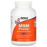 Now Foods, MSM Powder (454г), метилсульфонілметан МСМ