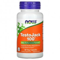 Now Foods, TestoJack 100 (60 капс.), бустер тестостерона растительный