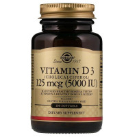 Solgar, vitamin D3 5000 МO (100 капс.), вітамін Д3, D-3