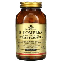 Solgar, B-Complex Stress Formula (250 таб.), вітаміни В
